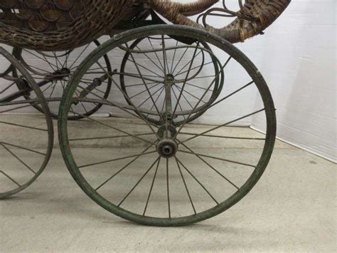 Antique Baby Carriage With Steel Wheels Albrecht Auction Service