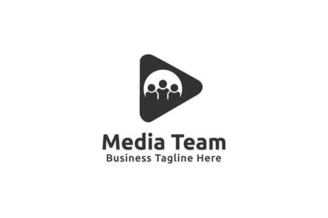 Media Team Logo Template Logo Templates Team Logo Logo