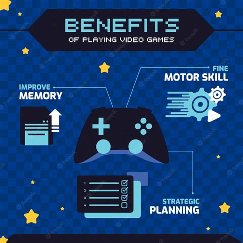 Benefits Of Playing Video Games Infographic Stokverse