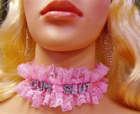 Give You More Choice Time Limited Specials Any Size Personalized Choker Pink Black Velvet Cum
