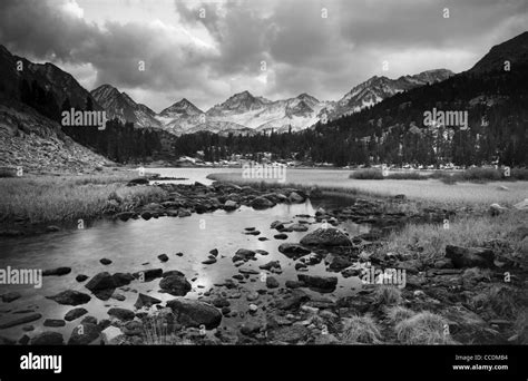 Dramatic Landscape Mountain In Black And White Stock Photo Alamy