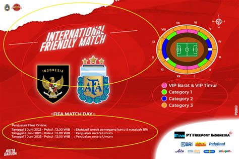 Beli Tiket Indonesia Vs Argentina Fifa Matchday Harga Rp 600 Ribu Beli