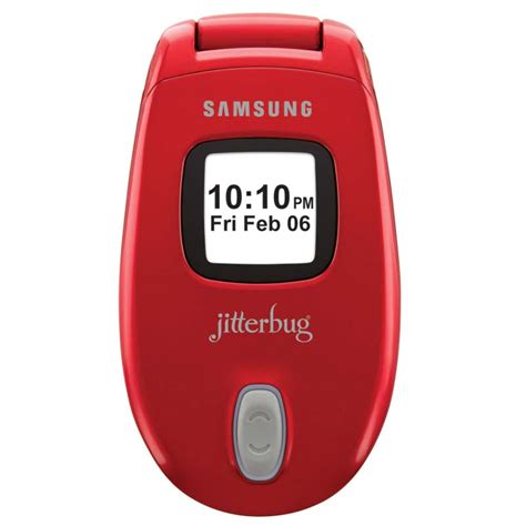 Samsung Launches The Jitterbug J In Red Mobile Phone