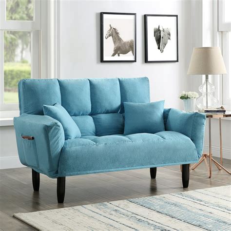 als supplies loveseat convertible sofa sleeper lounge sofa chair couch polyester futon sofa bed