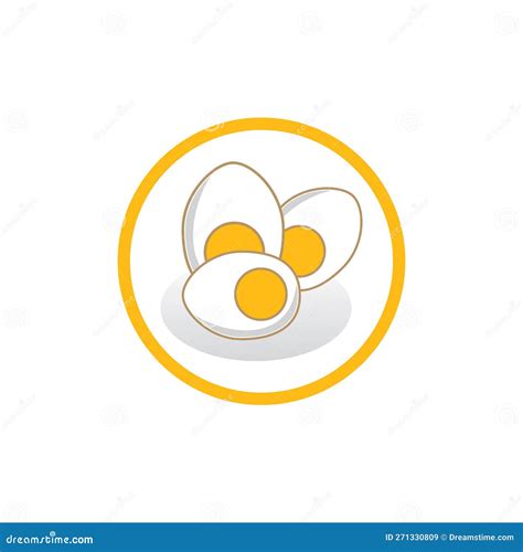 Chicken Eggs Logo Icon And Symbol Vector Stock Vector Illustration Of
