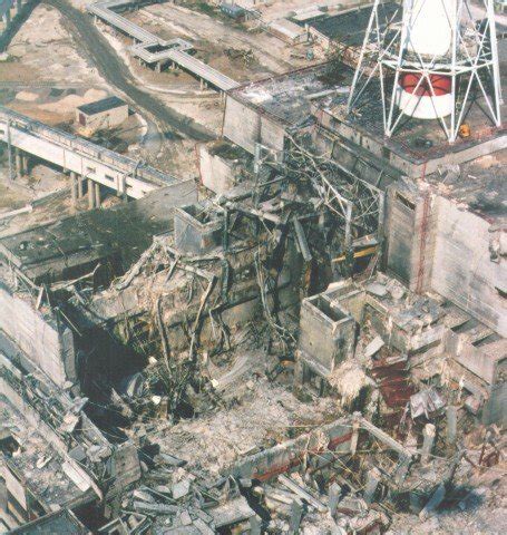 Chernobyl Nuclear Power Plant Reactor After The Explosion R Pics