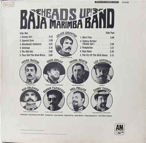 Heads Up Baja Marimba Band 212003 Lp Record New Gramophone House