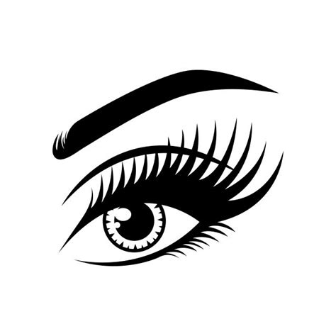 Eyelashes Logo Icon Design Template Vector Vector And Png Eyelash Logo Eye Illustration Icon