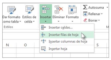 Insertar Una Fila En Excel Just Exw