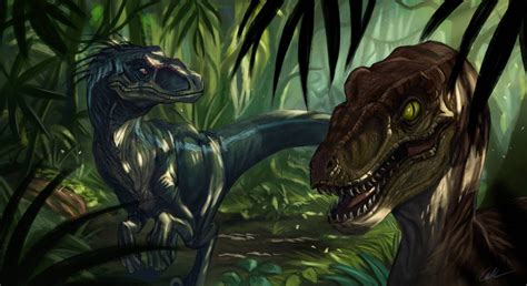 Velociraptors By Gallardose On Deviantart Jurassic World Raptors Jurassic World Dinosaurs