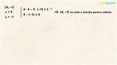 Sisteme De Ecuații Liniare Cu Două Necunoscute Matematica Clasa A 7 A