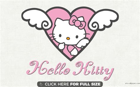 Hello Kitty Angel Обои