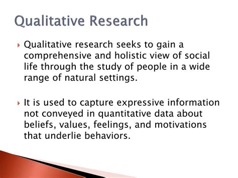 Ppt Qualitative Research Powerpoint Presentation Free Download Id