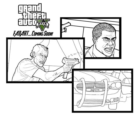 Explore 623989 free printable coloring pages for your kids and adults. GTA-5-Fanart-Teaser by SasaBralic on DeviantArt