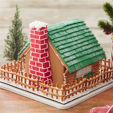 How To Make A Gingerbread House Chimney Wilton