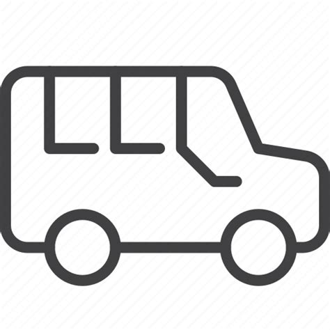 Minibus Minivan Transport Icon Download On Iconfinder