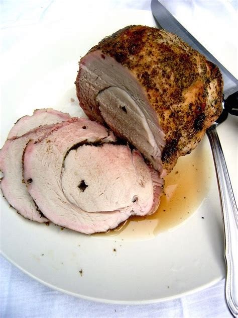 Cooking roast pork always put the pork into a preheated oven and cook to the correct temperature. Herb Crusted Sirloin Tip Pork Roast (With images ...