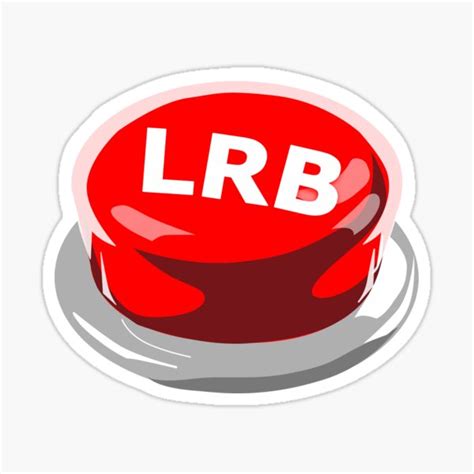 The Little Red Button Sticker For Sale By Partyorca Redbubble