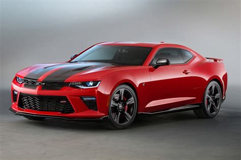 2016 Chevrolet Camaro Ss Red And Black Accent Packages Head To Sema
