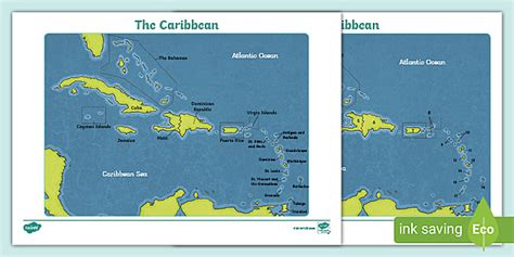 Map Of Caribbean Posted By John Walker