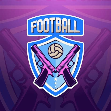 Premium Vector Football Pro Player Esport Gaming Mascot Logo Template