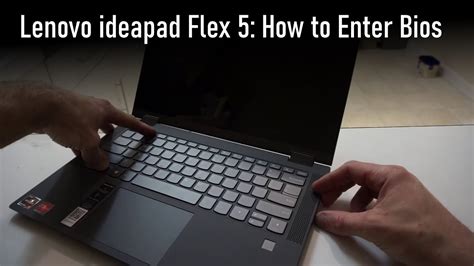 How To Enter Bios On The Lenovo Ideapad Flex 5 Youtube