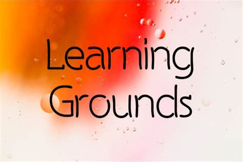 Learning Grounds Font By Denestudios Creative Fabrica