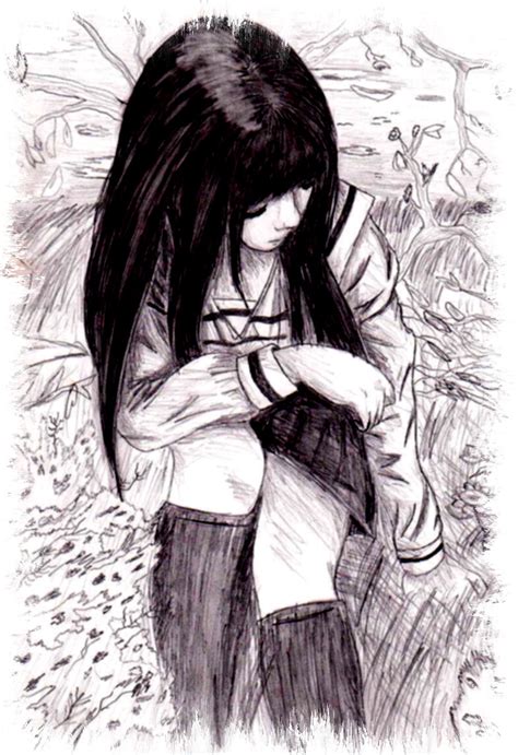 Lonely Girl Drawing At Getdrawings Free Download
