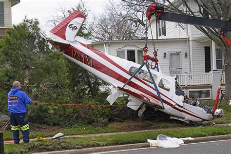 Small Plane Crashes In Yard Of Manville New Jersey Home