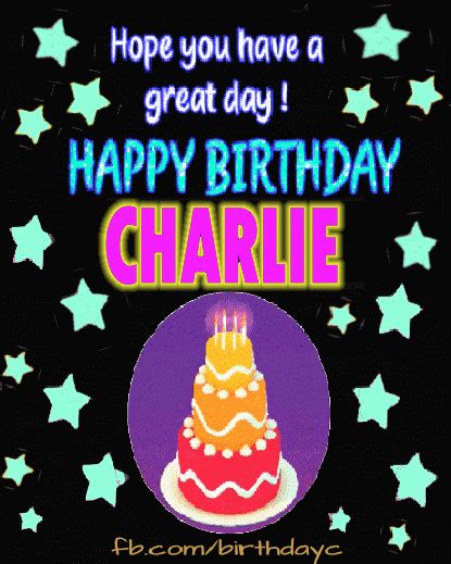 Happy Birthday Charlie  Birthday Greeting Birthdaykim