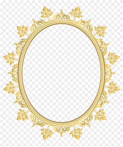 Gold Circle Frames Oval Photo Frames Gold Picture Frames Oval Frame