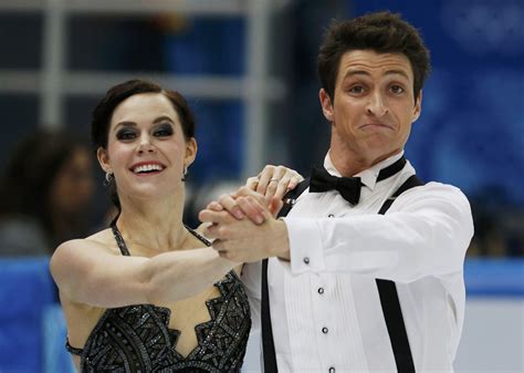 Canadas Tessa Virtue And Scott Moir Compete During The Figure Skating
