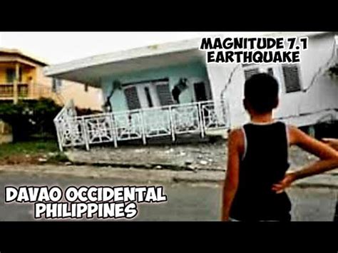 The massive tremor wreaked havoc across a sizeable portion of luzon, the. Magnitude 7.1 Earthquake Davao Occidental, Philippines ...