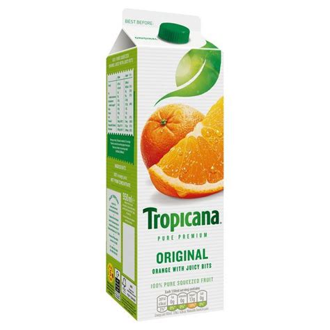 Tropicana Orange Juice Original 950ml From Ocado Orange Juice