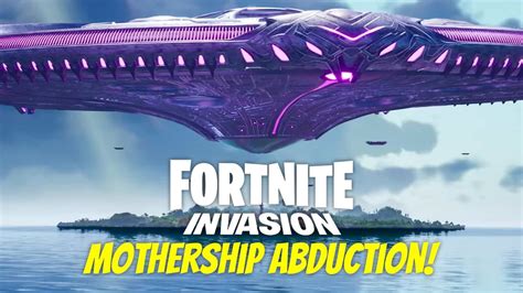 Fortnite How To Get Beamed Up To The Mothership Abduction Ufo Loot