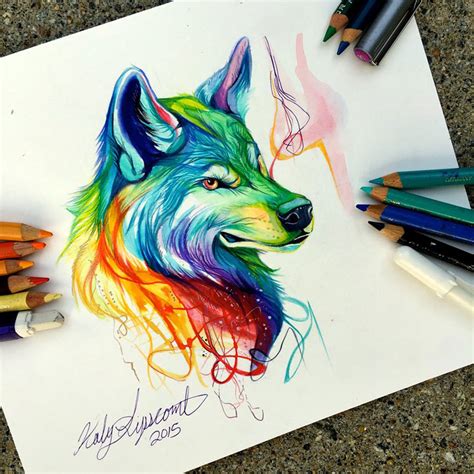 Wild Animal Spirits In Pencil And Marker Illustrations By Katy Lipscomb