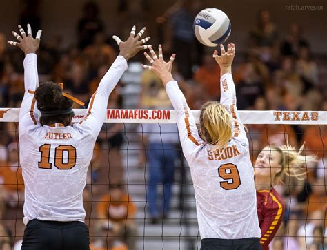 University Of Texas Longhorns Volleyball Game Against The Iowa State