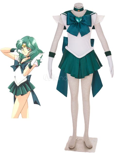 Sailor Moon Sailor Neptune Halloween Cosplay Costume Kaiou Michiru