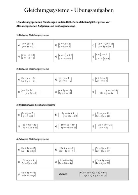 Lineare Gleichungen Textaufgaben Arbeitsblatt Mit L Sungen