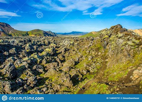Landmannalaugar Amazing Landscape In Iceland Stock Image Image Of