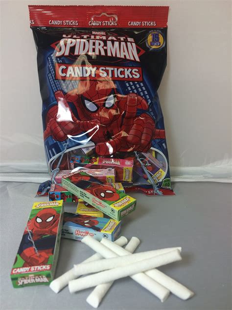 Buy Spiderman Candy Sticks Party Pack Online At Desertcartuae