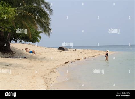 Beach On Selingan Island Turtle Islands Park Sulu Sea Sandakan