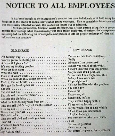 Workplace Alternatives To Foul Language This Is Awesome The Funny