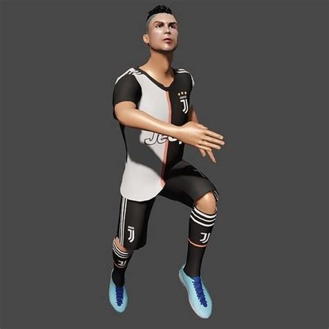 Cristiano Ronaldo 3d Model Rigged Cgtrader