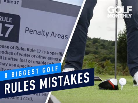 8 Biggest Golf Rules Mistakes Rules You Need To Look Out For