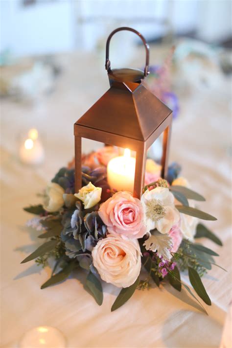Lanterns And Flowers Lantern Centerpiece Wedding Lantern