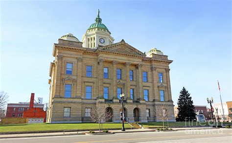 Wyandot County Courthouse In Upper Sandusky Ohio 3713 Photograph By