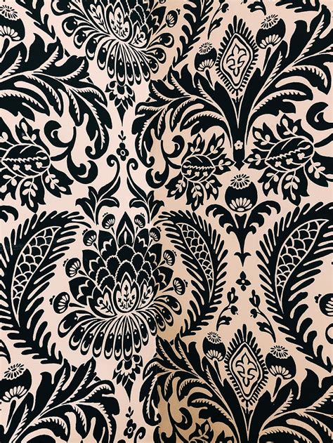 Download floral pattern stock vectors. white, black, damask textile, floral, illustration, design ...
