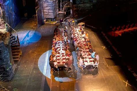 Moses demanded that the passover could only be celebrated within the environs of the tabernacle this new ceremony had nothing to do with the passover meal itself. After practicing the Passover scene for Moses, the cast participated in a real Passover meal ...