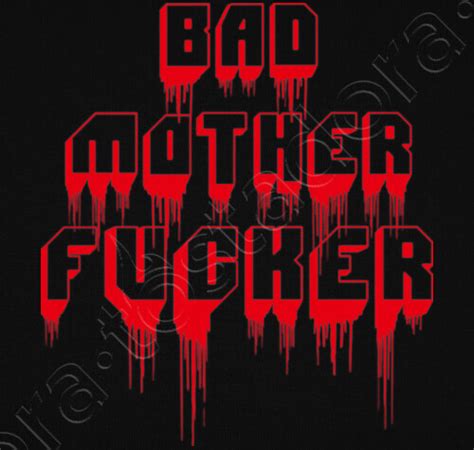 Tee Shirt Bad Mother Fucker Pulp Fiction Tostadorafr